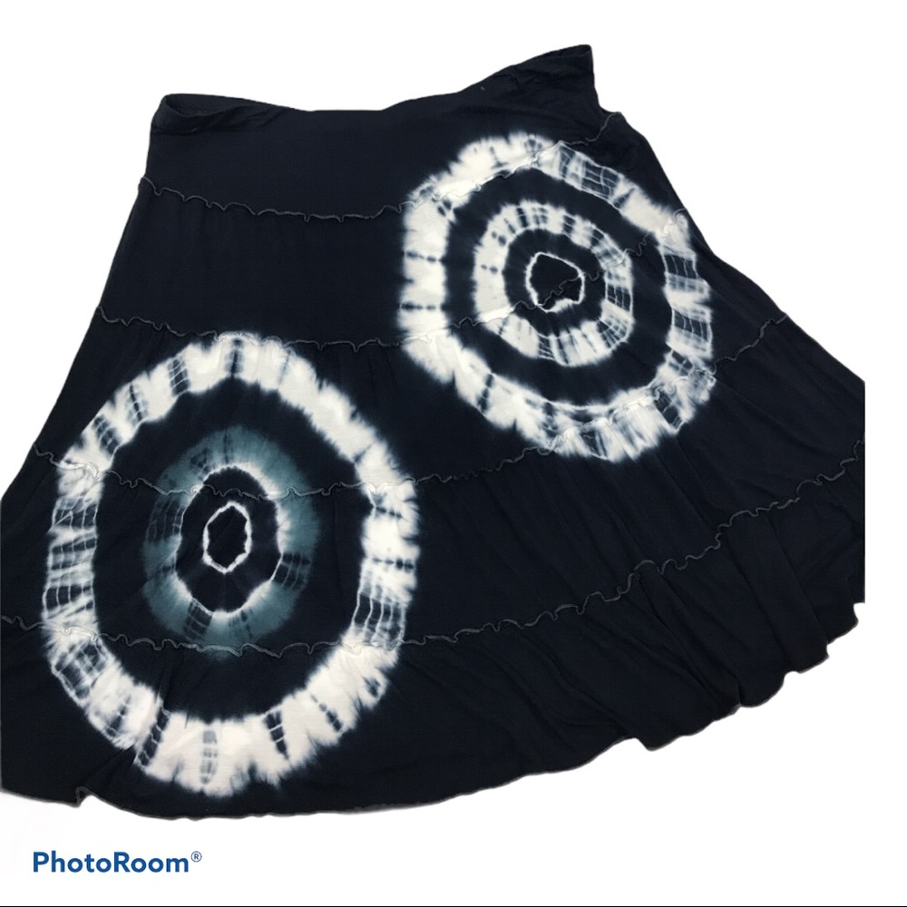 INC International Concepts Tie Dye Ruffle Skirt
